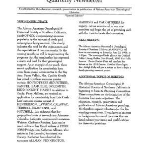 the Baobab Tree, Issue 2 1996