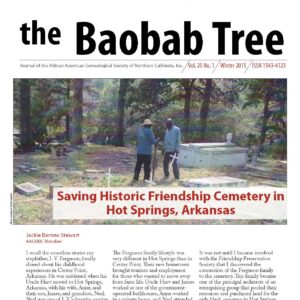 the Baobab Tree, Winter 2015