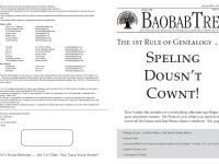 the Baobab Tree, Spring 2004