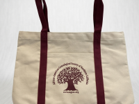 Burgundy Logo Tote Bag