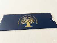Acrylic Line/Page Magnifier with Navy Sleeve